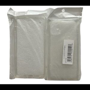 iPhone 12 clear silicone TPU case boxy square